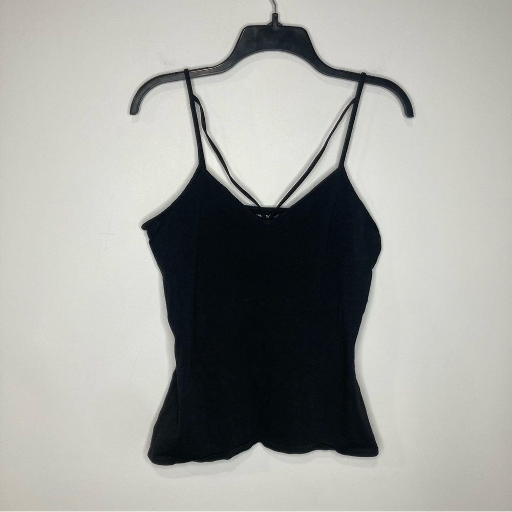 Express one eleven black Strappy tank top size large